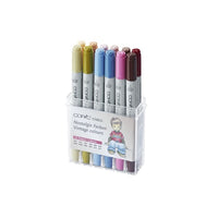Маркери COPIC Ciao Vintage Colours - комплект 12 броя — изображение 1