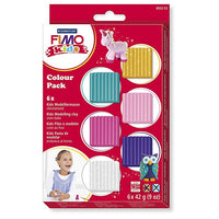 Маса за моделиране за деца FIMO - 6 х 42 гр — изображение 1