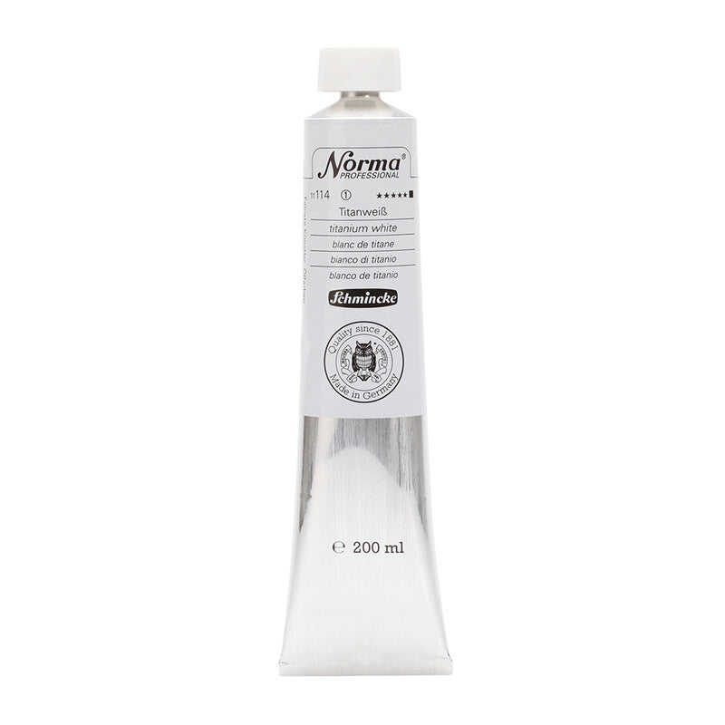 Маслена боя Schmincke Norma Professional 200 ml – 114 Титаново бяло
