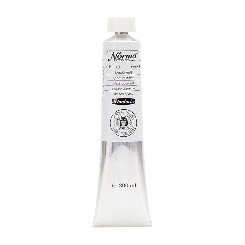 Маслена боя Schmincke Norma Professional 200 ml – 116 Непрозрачно бяло