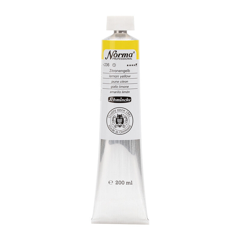 Маслена боя Schmincke Norma Professional 200 ml – 236 Лимоненожълто