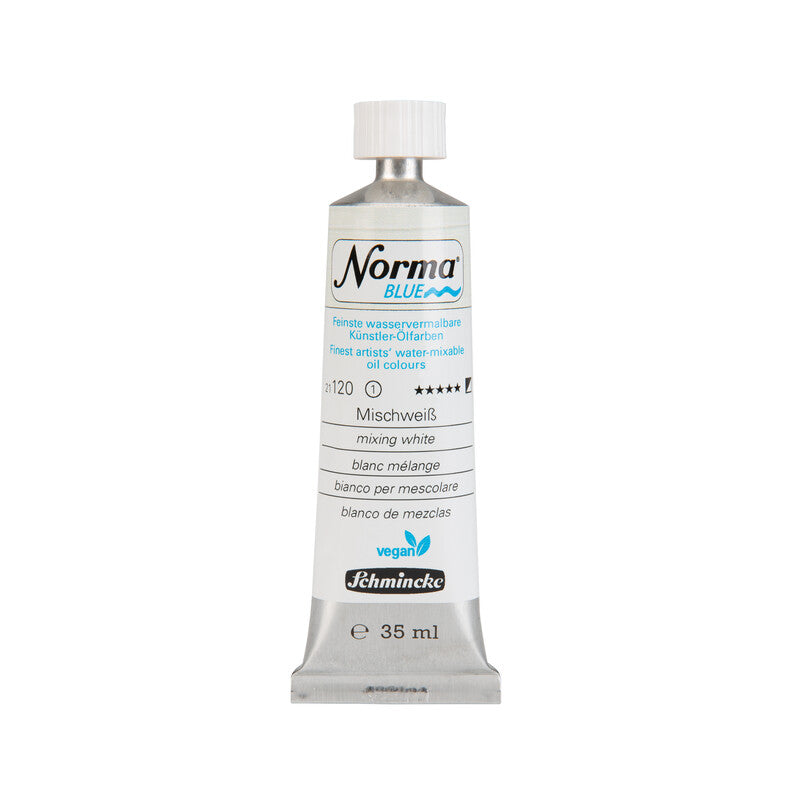 Маслени бои Schmincke Norma Blue 35 ml – 120 Смесващо бяло
