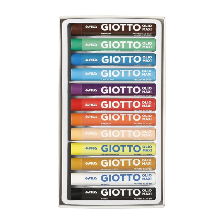 Маслени пастели GIOTTO OLIO MAXI 12 бр — изображение 2