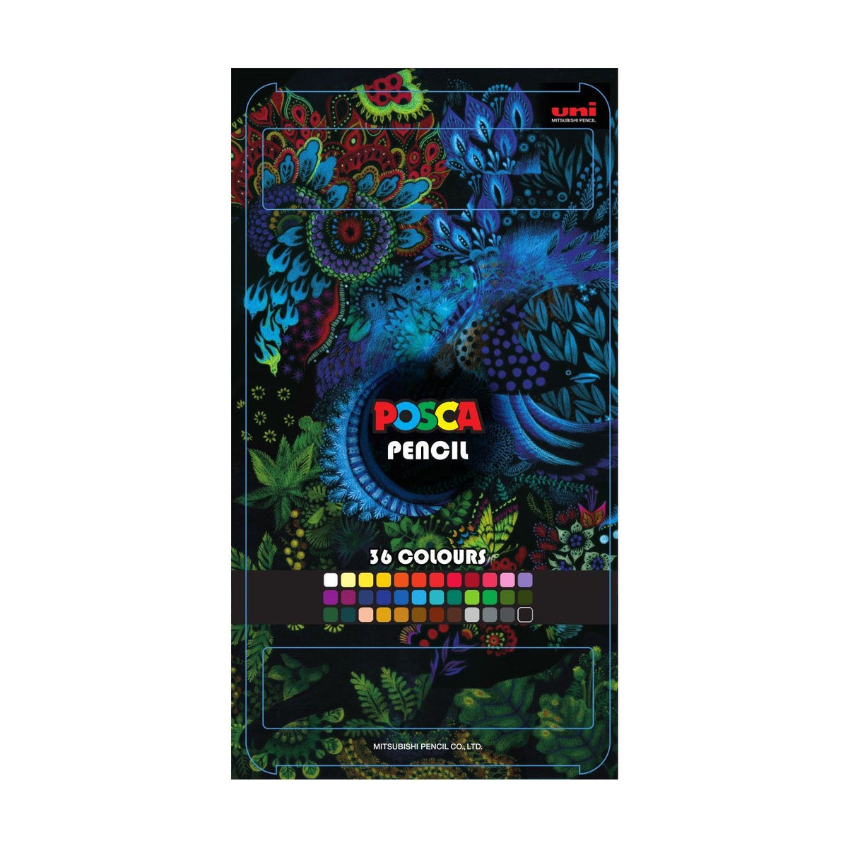 Маслени пастели Posca KPE-200 36C – комплект, микс от цветове