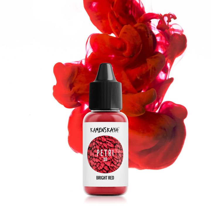 Мастила за смоли KAMENSKAYA PETRI 15ml - Петри 10 светлочервено