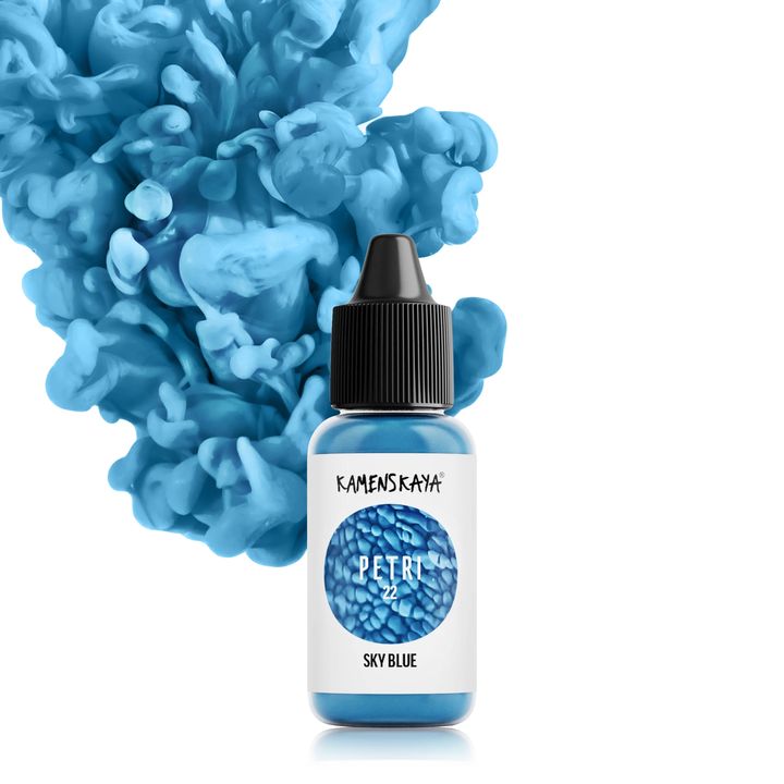 Мастила за смоли KAMENSKAYA PETRI 15ml - Петри 22 небесносиньо