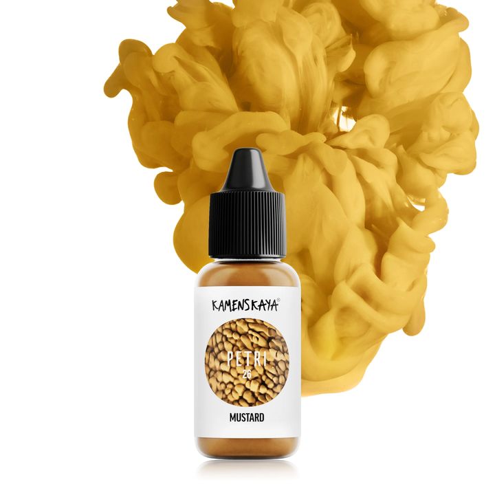 Мастила за смоли KAMENSKAYA PETRI 15ml - Петри 26 горчица