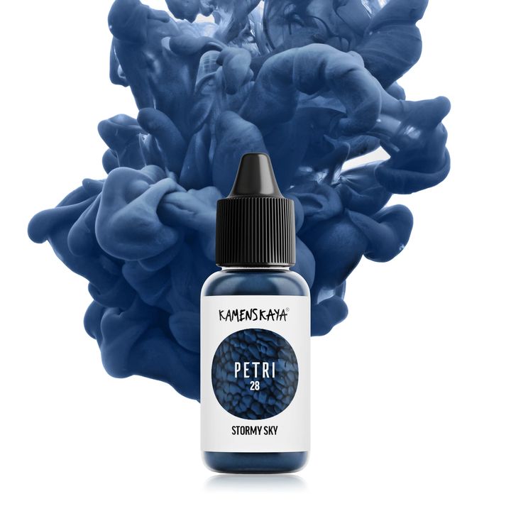 Мастила за смоли KAMENSKAYA PETRI 15ml - Петри 28 бурно небе