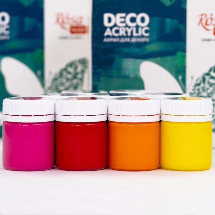Матова акрилна боя за декорация, 9x20ml ROSA TALENT — изображение 4