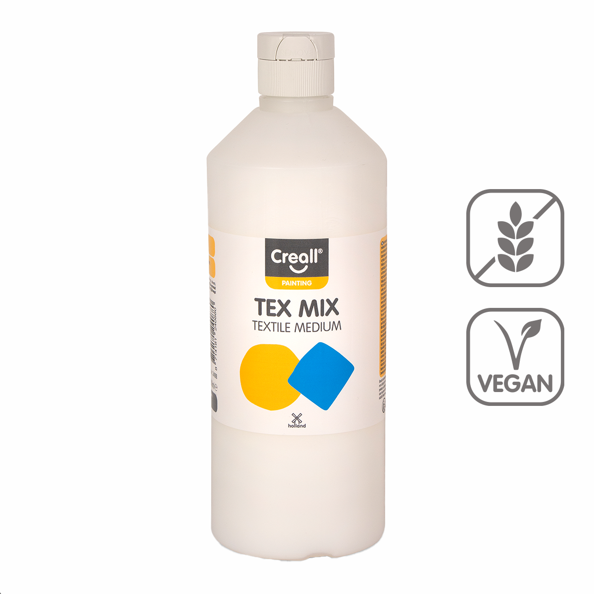 Медиум за текстил Creall Tex Mix, 500 ml, прозрачен