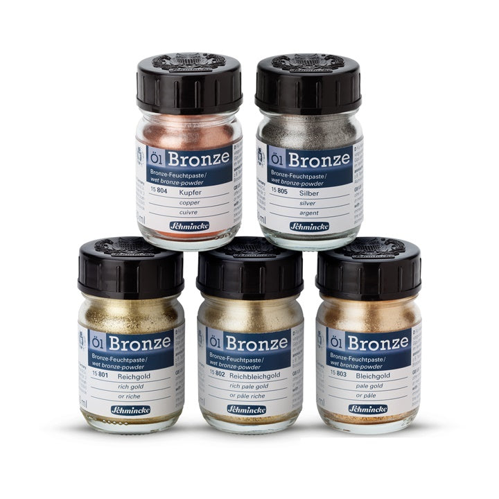 Метален прах Oil-Bronze Schmincke 50 ml | различни цветове — изображение 1