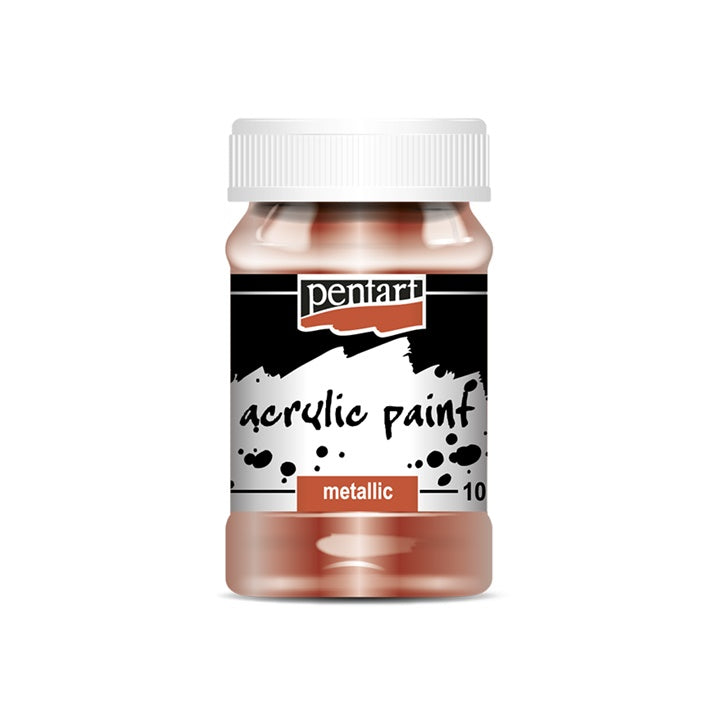 Металическа акрилна боя - 100 ml — изображение 3