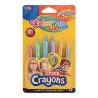 Металически бои за лице Colorino в стик, 6 цвята