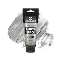 Металическа акрилна боя ACRYL PRO ART Composite 75 ml – 002 черна перла