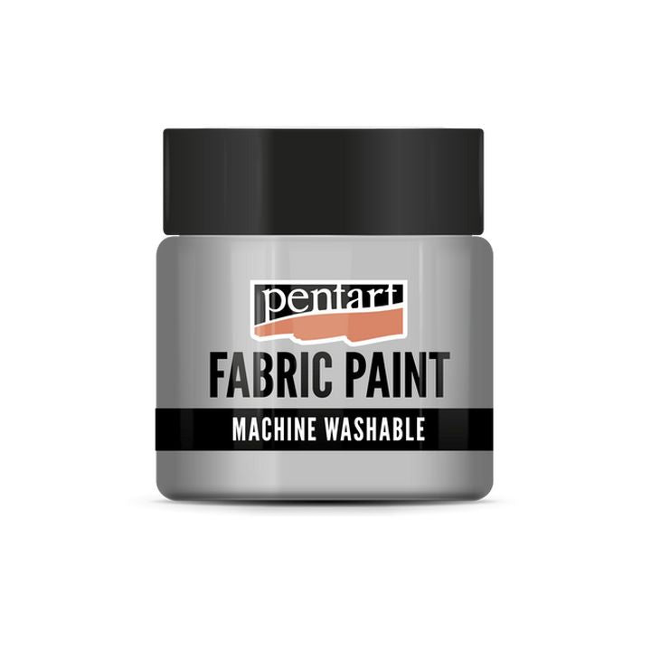 Pentart Метална боя за текстил 50 ml – Сребро