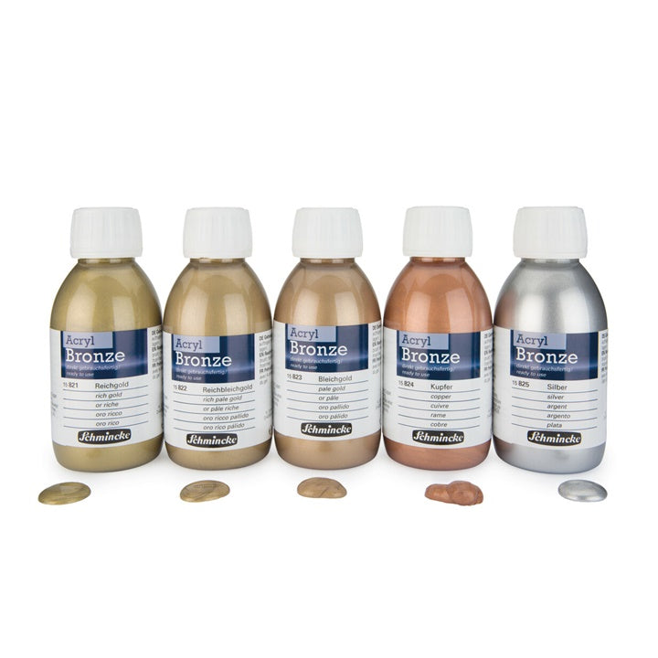 Металик бронз Acryl-Bronze Schmincke 150 ml | различни цветове — изображение 2