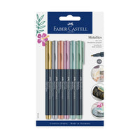 Металик флумастери Faber-Castell 6 броя — изображение 1