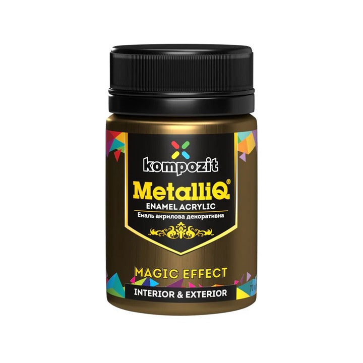 MetalliQ Kompozit Акрилна боя с метален ефект 70g — изображение 1