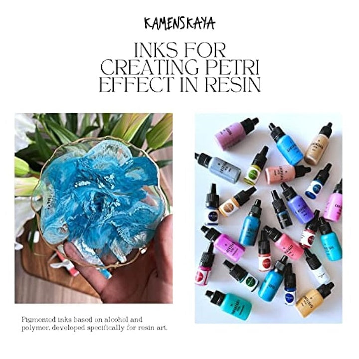 Мини комплект PETRI INKS KAMENSKAYA за смола 13 x 5 ml — изображение 2