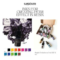 Мини комплект PETRI INKS KAMENSKAYA за смола 13 x 5 ml — изображение 3