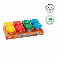 Моделин Carioca Baby Do 1+, 150 g, микс от цветове – 8 бр.