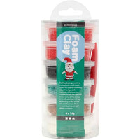 Моделираща глина Foam Clay Christmas 6 x 14 g — изображение 1