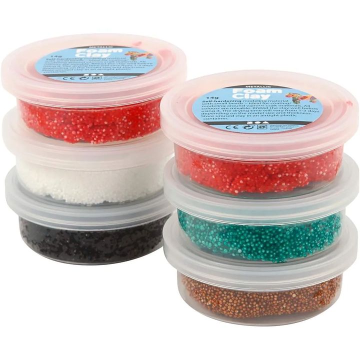 Моделираща глина Foam Clay Christmas 6 x 14 g — изображение 2