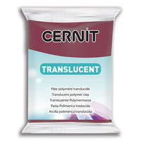 Маса за моделиране Cernit TRANSLUCENT 56g – Бургундско