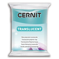 Маса за моделиране Cernit TRANSLUCENT 56g – Тюркоаз