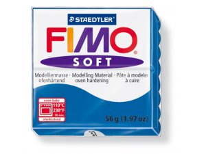 Глина за моделиране FIMO Soft термична обработка - 56 г – синя
