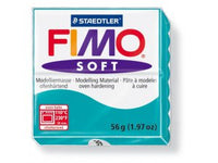 Глина за моделиране FIMO Soft термична обработка - 56 г – тюркоаз