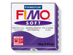 Глина за моделиране FIMO Soft термична обработка - 56 г – люлякова