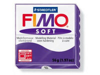 Глина за моделиране FIMO Soft термична обработка - 56 г – люлякова