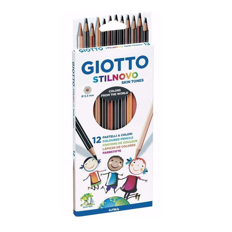 Моливи GIOTTO Skin Tones - 12 цвята — изображение 1