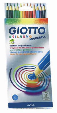 Моливи GIOTTO STILNOVO AQUARELL - 12 цвята — изображение 1
