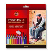 Моливи за акварел KOH-I-NOOR Mondeluz / 36 бр. — изображение 1