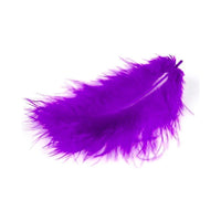 MARABU пера 10/12cm 17бр – fialové