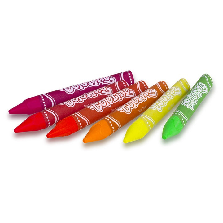 Неонови восъчни пастели Colorino 6 бр. — изображение 2