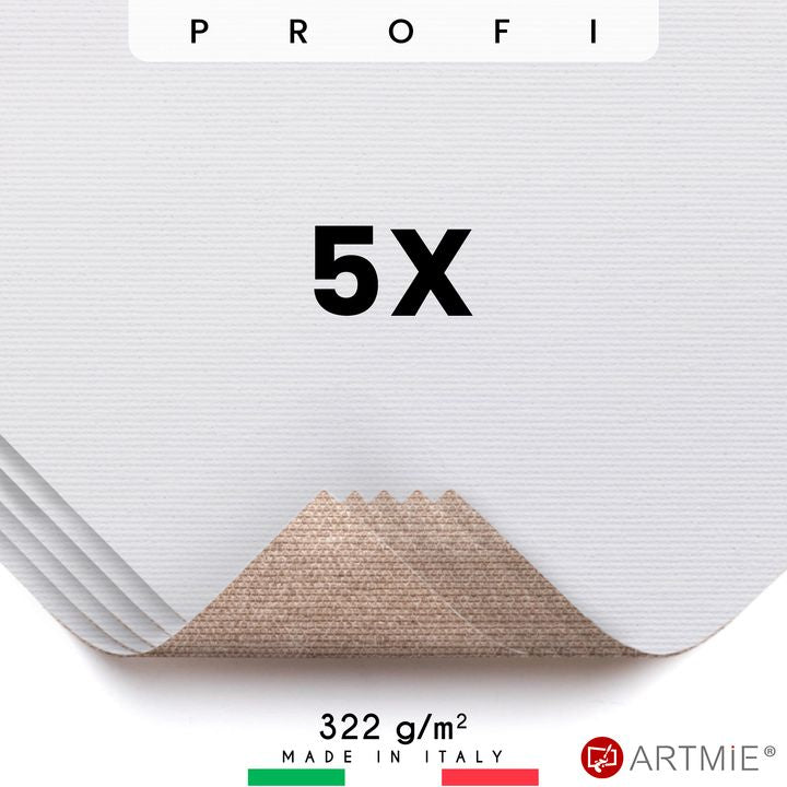 Образци на платно за рисуване ARTMIE Profi - 5 бр. — изображение 2
