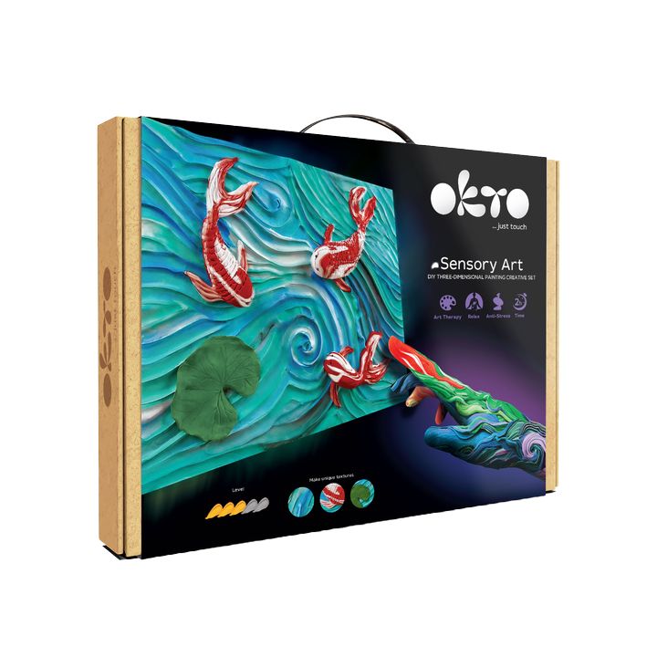OKTO Творчески 3D комплект "Риба" 30 x 40 cm — изображение 1