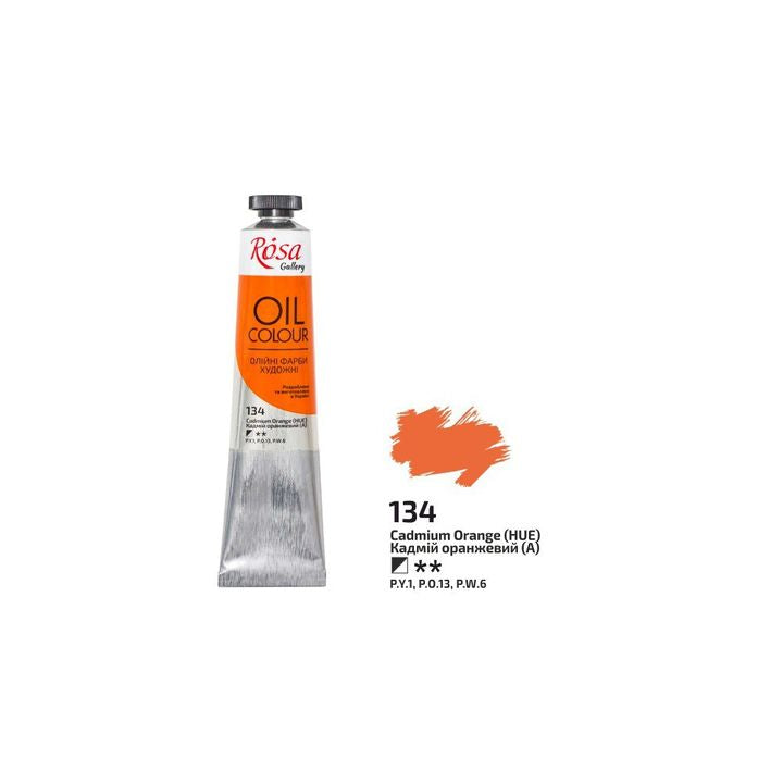 Маслени бои Rosa Gallery 45 ml – 134 оранжев кадмий