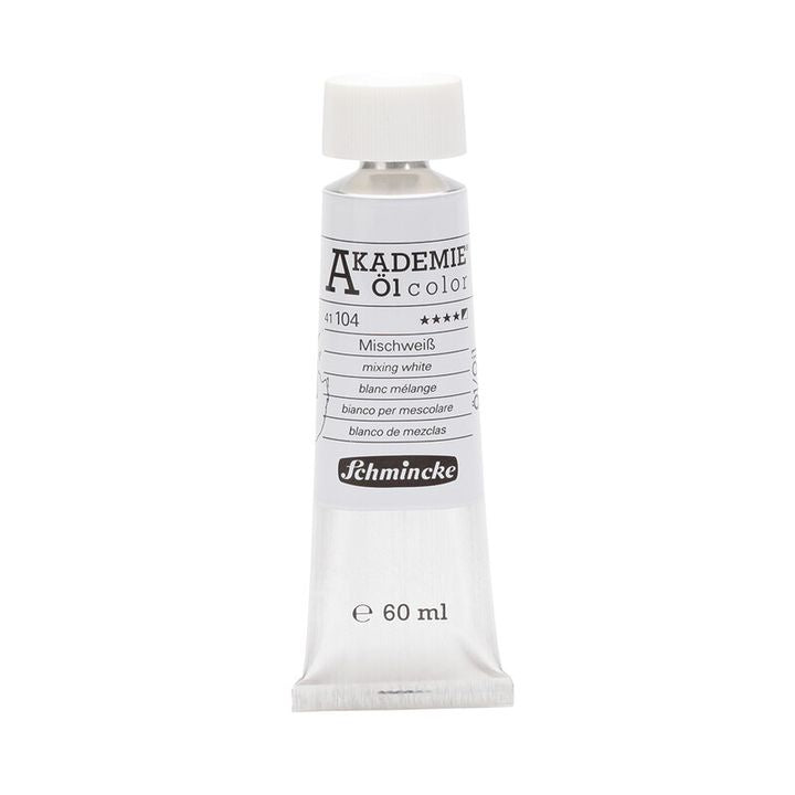 Маслени бои Schmincke AKADEMIE 60 ml – 104 Смесващо Бяло