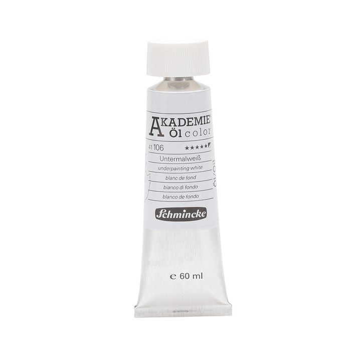 Маслени бои Schmincke AKADEMIE 60 ml – 106 Бяло за Грундиране