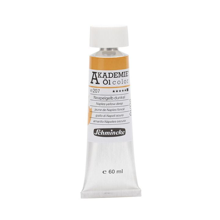 Маслени бои Schmincke AKADEMIE 60 ml – 207 Неаполитанско тъмножълто