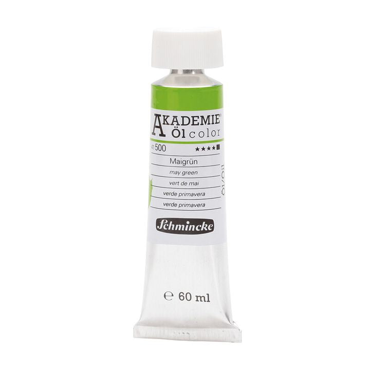 Маслени бои Schmincke AKADEMIE 60 ml – 500 Майско Зелено