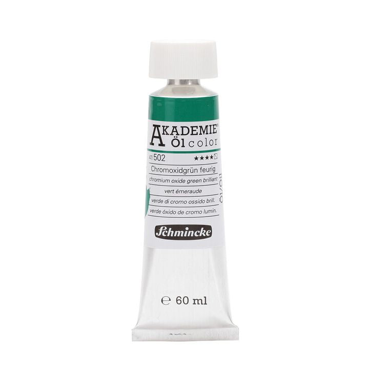 Маслени бои Schmincke AKADEMIE 60 ml – 502 Хром Оксид Брилянтно Зелено