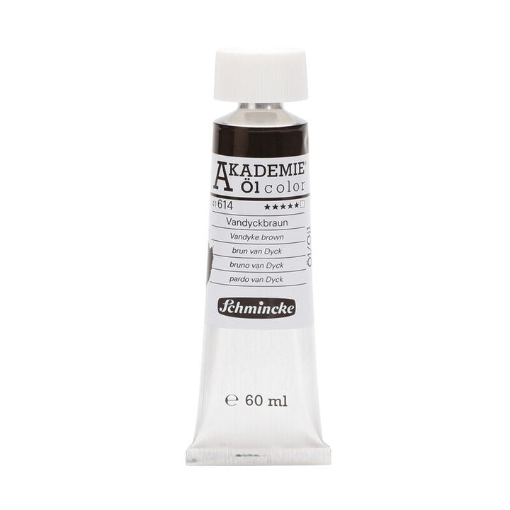 Маслени бои Schmincke AKADEMIE 60 ml – 614 Ван Дайк Браун