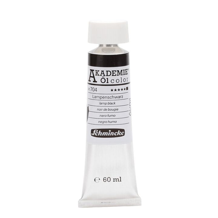 Маслени бои Schmincke AKADEMIE 60 ml – 704 Лампено Черно