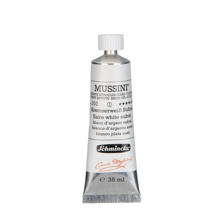 Маслени бои Schmincke MUSSINI 35 ml – 101 бяла люспа sub.