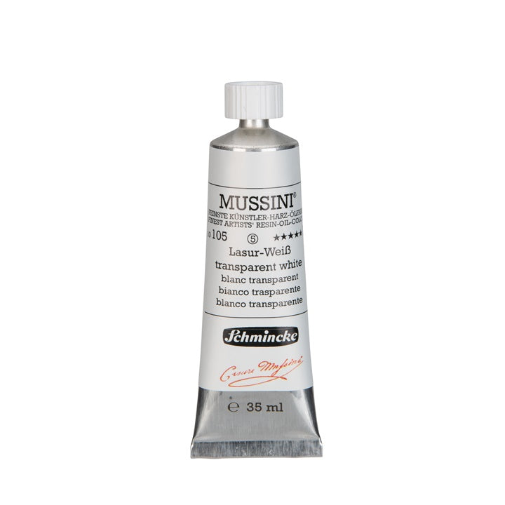 Маслени бои Schmincke MUSSINI 35 ml – 105 бял прозрачен